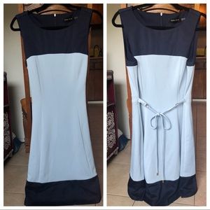 Ivanka Trump Color Block A-line dress